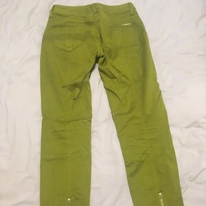 Green Burberry jeans